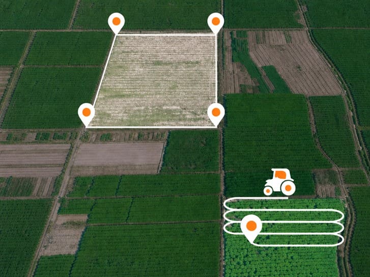 Medición de la superficie de DT-1 con FarmMaster 